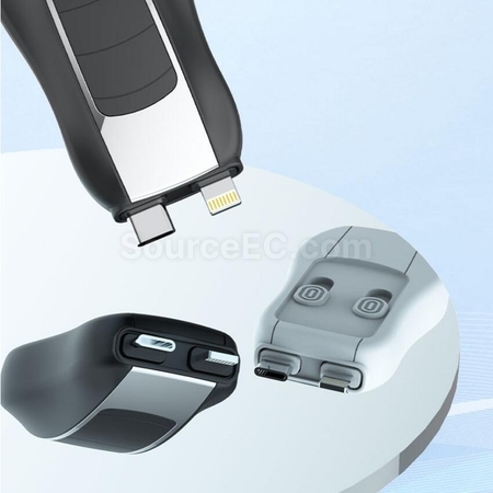 Customization Portable In-Line Keychain Mini Self-Contained Emergency Power Bank Promotional Products