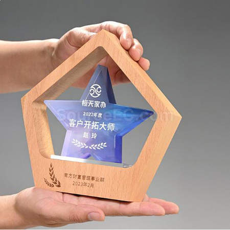 Customization Wood Crystal Promotional Products