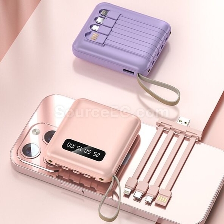 Customization Self-Contained Power Bank Promotional Products