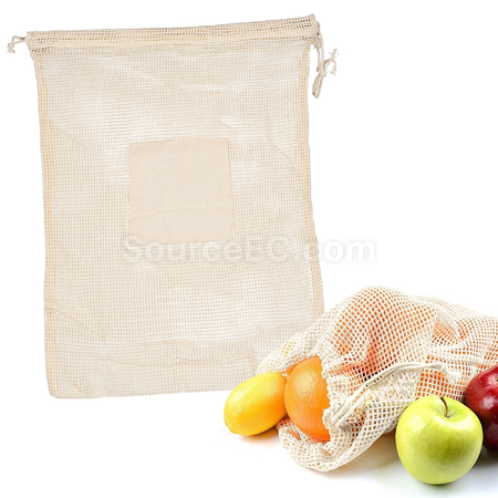 Customization Cuban Cotton Mesh Produce Bag Promotional Products
