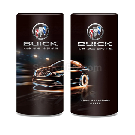 Customization Car Bucket Dry Tissue Promotional Products