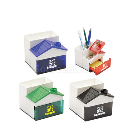 Customization Pen Holder with Memo Holder with Clips Promotional Products