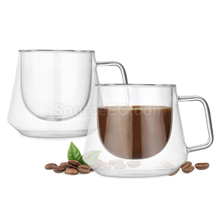 Customization Diamond Glass Coffee Cup Promotional Products