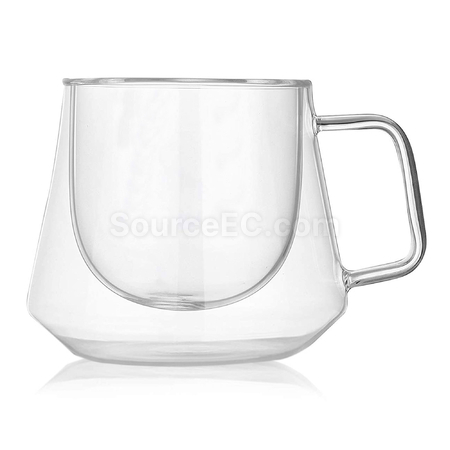 Customization Diamond Glass Coffee Cup Promotional Products