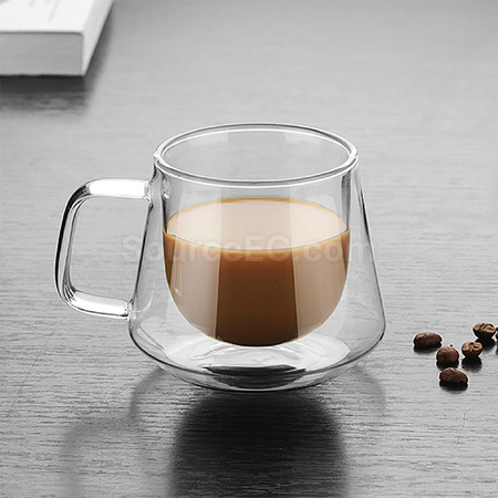 Customization Diamond Glass Coffee Cup Promotional Products