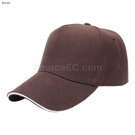 Customization Nevaso 5 Panel Heavy Cotton Sandwich Cap Promotional Products