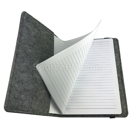 Customization Allison A5 Felt Notebook Promotional Products
