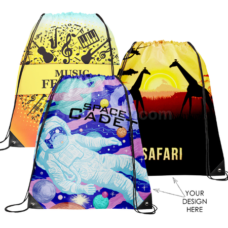 Customization Ackton Nylon Backsack Promotional Products