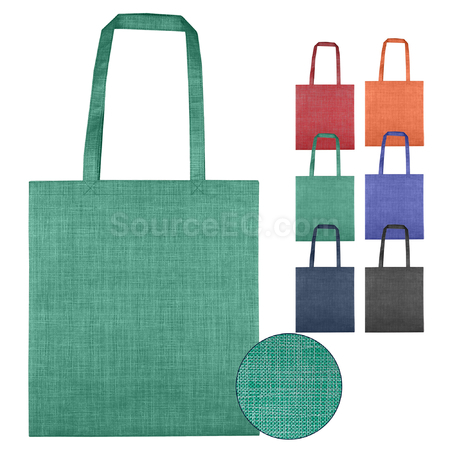 Customization Silver Line Patterned Non Woven Bag Promotional Products