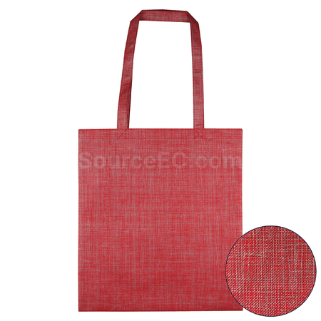 Customization Silver Line Patterned Non Woven Bag Promotional Products