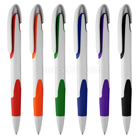 Customization Keely White Advertising Pen Promotional Products