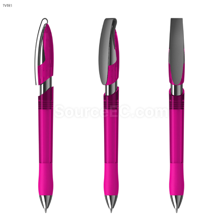 Customization Rodeo MM Grip Transparent Advertising Pen Promotional Products
