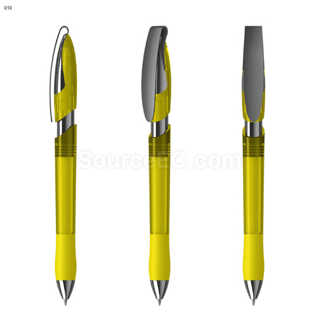 Customization Rodeo MM Grip Transparent Advertising Pen Promotional Products