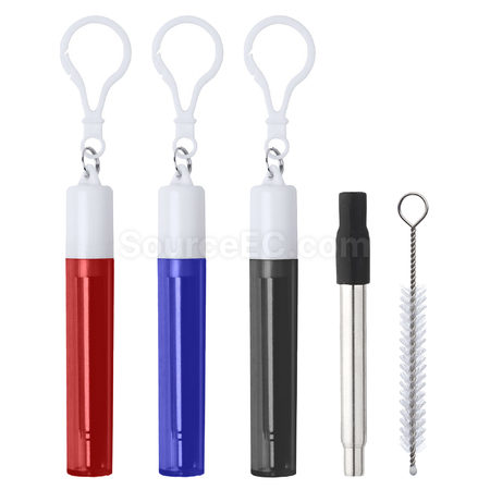 Customization Neveo Retractable Metal Straw Promotional Products