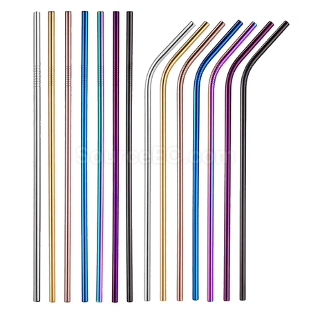 Customization Stainless Steel Straw 6MM x 266MM Promotional Products
