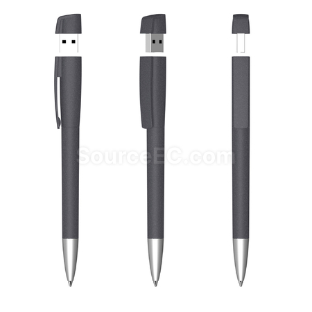 Customization USB Pen 16GB Soft grip Pen Promotional Products