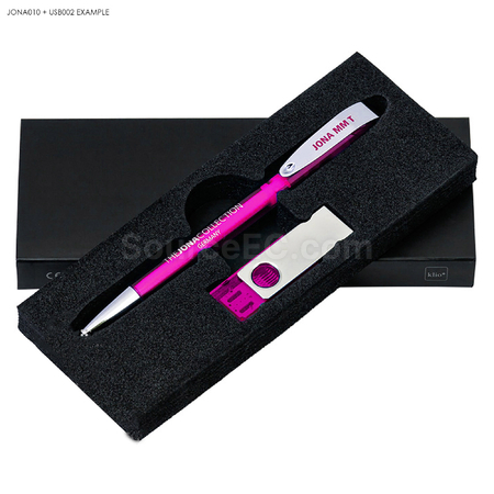 Customization Twista USB with Pen Gift Box Pen Promotional Products