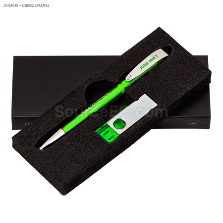 Customization Twista USB with Pen Gift Box Pen Promotional Products