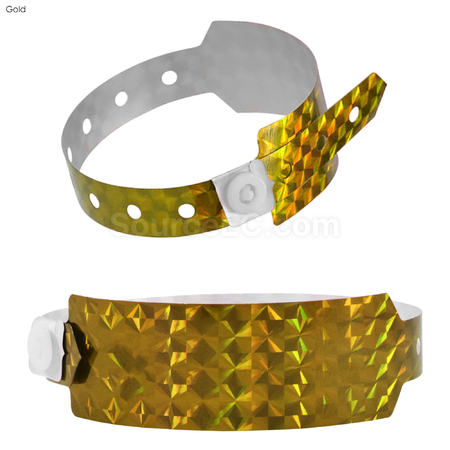 Customization Holographic Wrist Band 25mm Promotional Products