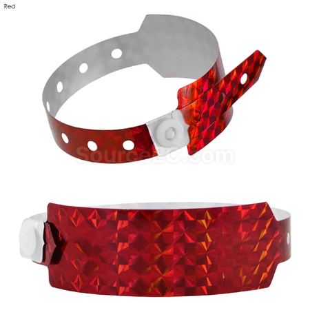 Customization Holographic Wrist Band 25mm Promotional Products
