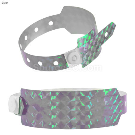 Customization Holographic Wrist Band 25mm Promotional Products