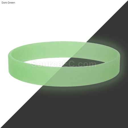 Customization Neon Glow Silicone Wrist Band Promotional Products