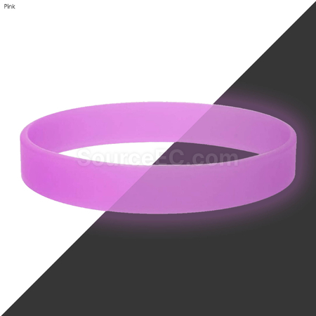 Customization Neon Glow Silicone Wrist Band Promotional Products