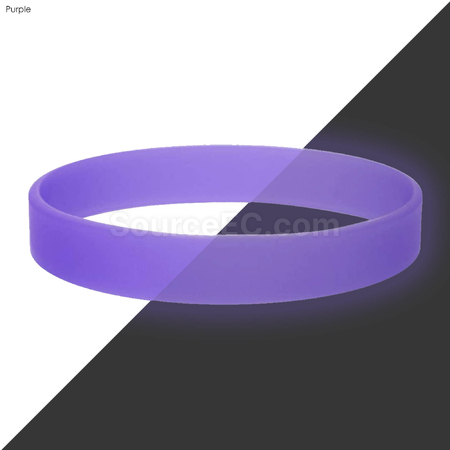 Customization Neon Glow Silicone Wrist Band Promotional Products
