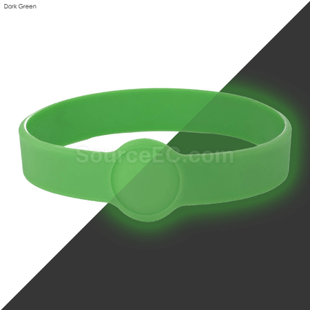 Customization Neon Glow Silicone Wrist Band Custom Design Promotional Products