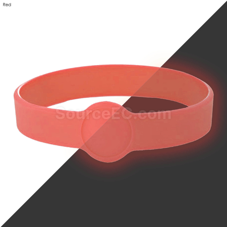 Customization Neon Glow Silicone Wrist Band Custom Design Promotional Products