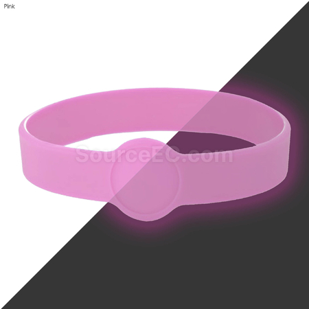 Customization Neon Glow Silicone Wrist Band Custom Design Promotional Products