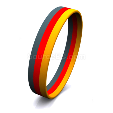 Customization Vibra Colour Silicone Wrist Band Promotional Products