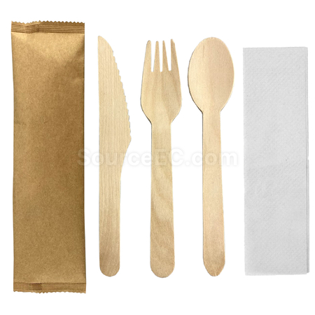 Customization 3pcs Wooden Cutlery Set Promotional Products