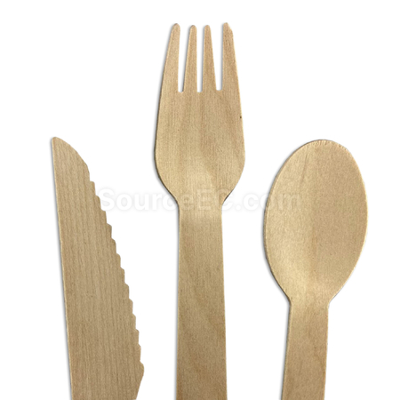 Customization 2pcs Wooden Cutlery Set Promotional Products