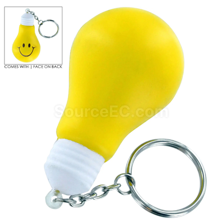 Customization Stress Lighting Blub Key Ring Promotional Products