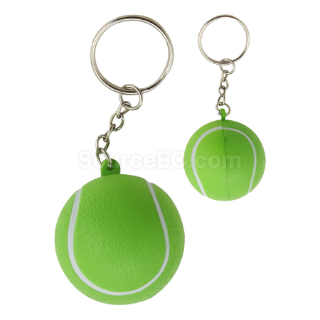 Customization Stress Tennis Ball Key Ring Promotional Products