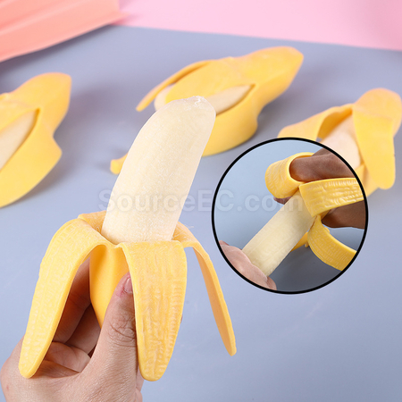 Customization Simulated Peeling Banana Stress Relief Toy Promotional Products