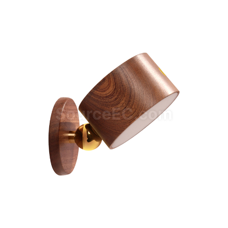 Customization Environmental Protection Solid Wood Rotating Lamp Promotional Products
