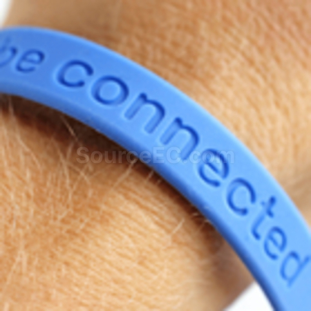 Customization Toaks Silicone Wrist Band Debossed Promotional Products