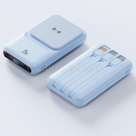 Customization Fast Charging Comes With Wireless Charging Power Bank Promotional Products