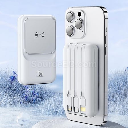 Customization Fast Charging Comes With Wireless Charging Power Bank Promotional Products
