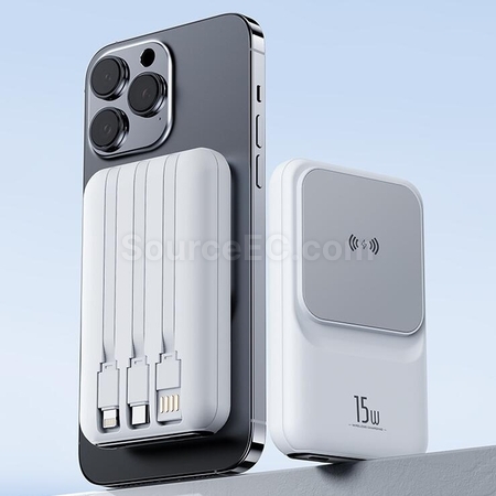 Customization Fast Charging Comes With Wireless Charging Power Bank Promotional Products