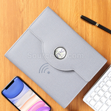 Customization Multifunctional Rechargeable Clock Notebook Promotional Products