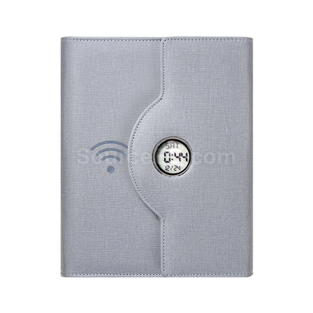 Customization Multifunctional Rechargeable Clock Notebook Promotional Products