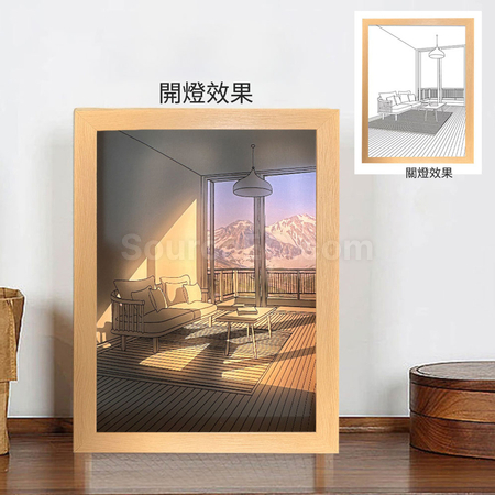 Customization Creative Decorative Painting with Light Promotional Products