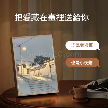 Customization Creative Decorative Painting with Light Promotional Products