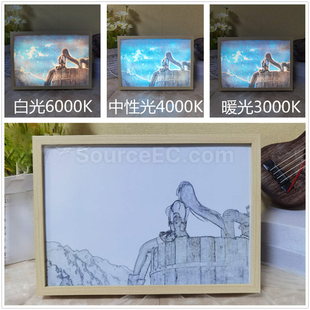Customization Creative Decorative Painting with Light Promotional Products