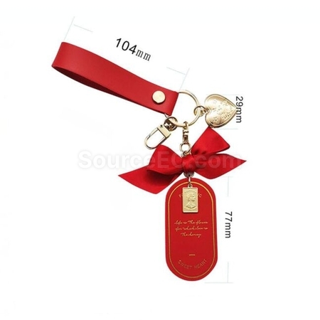 Customization Leather Keychain Bookmark Promotional Products