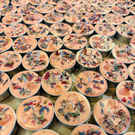 Customization Customized Floral Scented Tea Light Promotional Products
