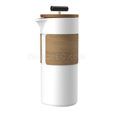 Customization Ceramic French Press Hand Brew Coffee Pot Tea Maker Coffee Set Promotional Products